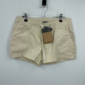 The North Face Women Size S Motion Pull On Shorts Vintage White NF0A4AP711P